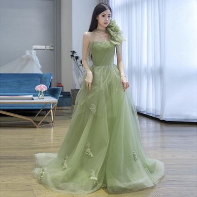 Mori Abendkleid Prominente Licht Luxus Nische Party Jahrestagung Bankett Temperament Erwachsenenzeremonie Kunsttest Abendkleid