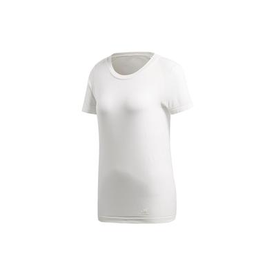 Cru Tee Pk Casual Sports Round Neck Running Short Sleeve T-Shirt Women Tops White CY5524