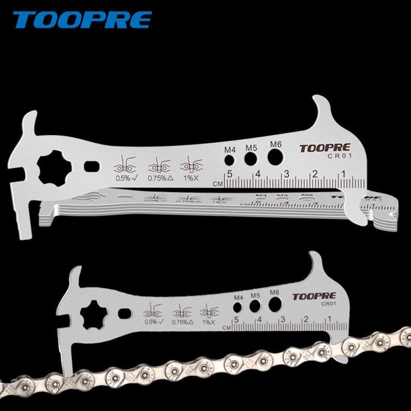 Bicycle Chains Gauge 304 Stainless Steel Chain Wear Indicator Gauge Caliper Detection Tool Cycling