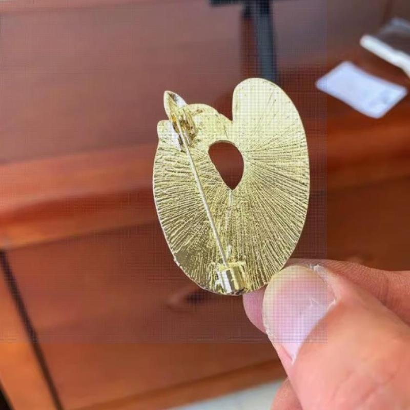 Enamel Palette Brooches For Women Clothing Coat Jewelry Accessries Gifts