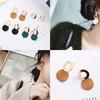 Big Statement Earrings Red Black White Gold Round Circle Oval Geometric Earrings for Women Punk Metal Earring Boho Jewelry 2020