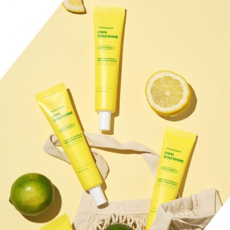 Eun Yul Vita Balance Owned Soul Shine Reincarnation Eye Cream 30ml 2 X 2 [+ 6 Additional Toner Pads]