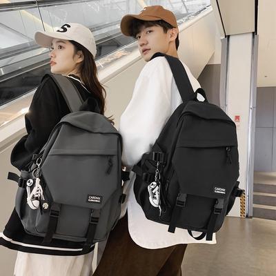 New Backpack Men's Fashion Schoolbag Women's Neutral Backpack Large Capacity Junior High School Student Schoolbag Travel Backpack