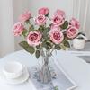 Artificial Flowers Silk Roses Wedding bridal bouquet Holiday Festival Outdoor garden Home Room DIY Gift box Hot sales Accessori