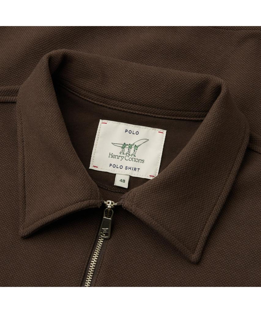 Henlikoteun Zip-Up Polo Shirt Ahtas26201Brx