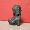 Statuie Fată Frumoasă Nudă cu Sâni Mari Alamă Neagră Egipt Regina Figurine Miniaturi Artă Corporală Artizanat Ornamente de Birou Decorațiuni Retro pentru Casă