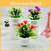 Realistic Plastic Orchid Square Pot Potted Plant For Wedding And Display Hotel