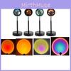Degree 180 Rotation Projection Lamp Light Visual Mood Rainbow Sun Sunset Light