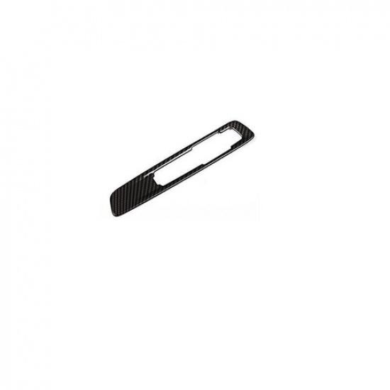 Console Button Switch Sticker Cover Trim For BMW X5 X6 F15 2014-18 Carbon Fiber