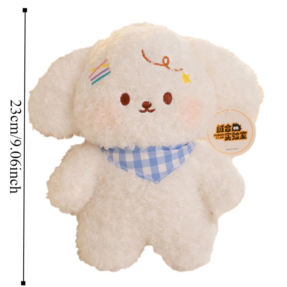 Soft Little Dog Plush Toy Puppy White Dog Doll Creative Small Dog Plush Doll  Birthday Gift
