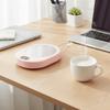 Energy Saving Constant-temperature Coaster Oval Shaped Electric Heating Cup Pad Cup Warmer  Desktop