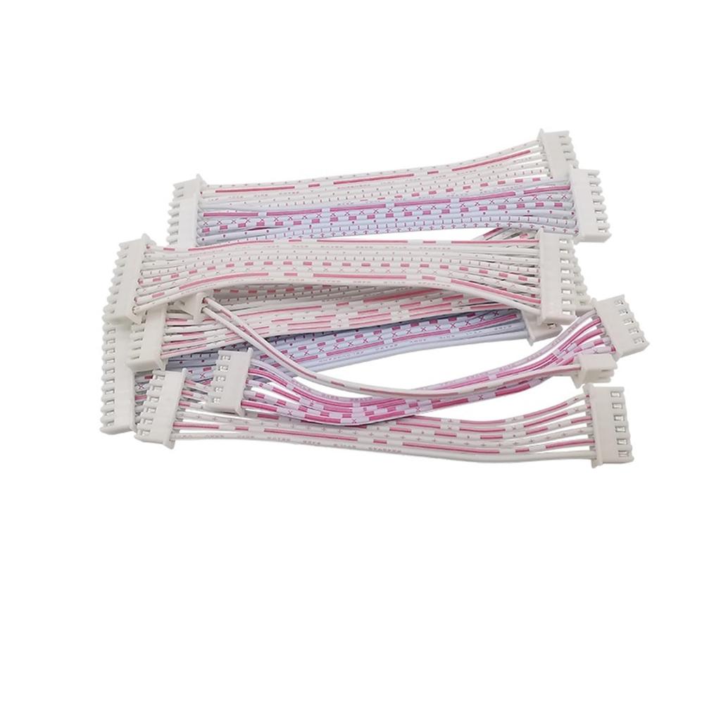 XBNVYRO JST XH 2.54mm Pitch Female to Female Plug Cable Connector 2/3/4/5/6/7/8/9/10/1P/12 Pin XH2.54 Red White Wire 10/20/30CM(20CM,10PCS_2PIN)