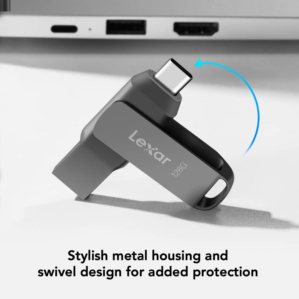 Lexar 128GB OTG Typ-C USB-Stick 2-IN-1 USB 3.2 Typ-C Dual-Port U-Laufwerke Typ-A 32GB 64GB 256GB u-Disk Bis zu 130Mb/s USB-Stick für Telefon und PC