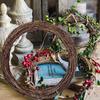 Natural Grapevine Wreath Christmas 2pcs Garland Decoration  Wedding Decor
