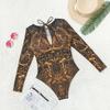 New High Waist Sexy Swimsuit Women Summer Bathing Suit Bikini Set Long Sleeve Swimwear Women Beach Swimming Suit For Female