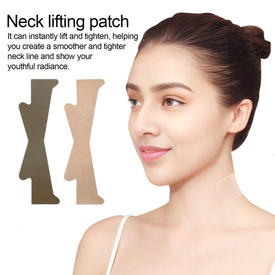 

5/20Pcs Neck Lifting Tape Breathable Smoothing Neck Wrinkle Tape Women Anti-Wrinkle Neck Firming Patch Invisible High Elastic Sagging Skin Neck Strip 5pcs хакі