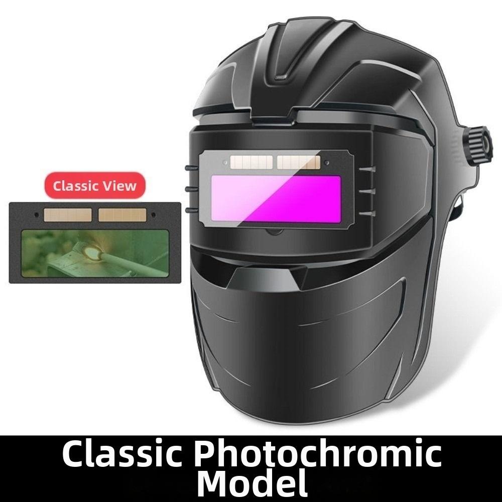Flip Up Goggles Color Auto Darkening Welding Helmet Premium Face Hood Welder Mask with Light DIY