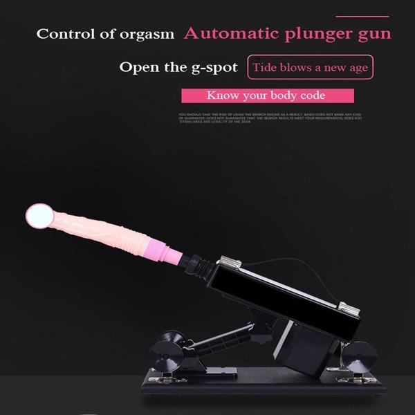 Popular Gay Masturbation Gun A6 Automatic Rear Court Thrusting Telescopic Gun Machine Male and Female Masturbators Adult Product