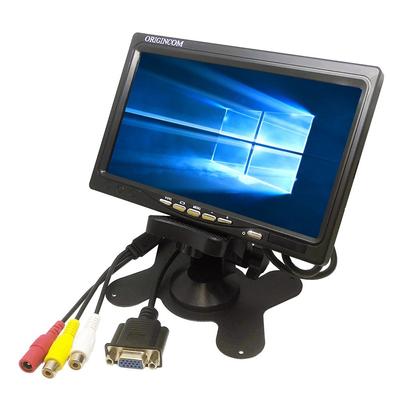 ORIGINÁLNÍ LCD Monitor s VGA Záložní kamerou Duální obraz v reálném čase Lze také použít jako pro Dálkové ovládání v ceně 7palcový Univerzální displej, Na palubní desku