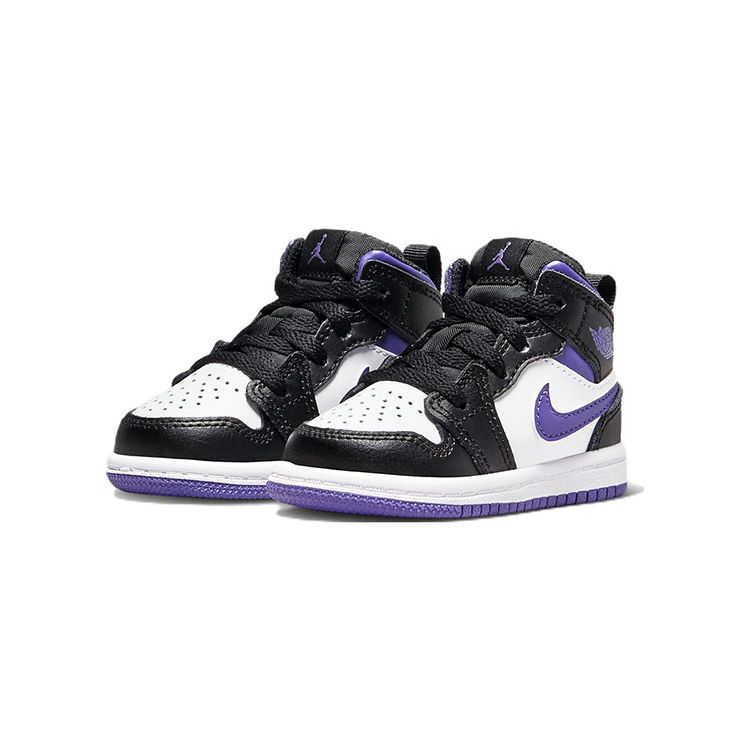 Air Jordan 1 Mid TD Dark Iris Black Purple White 640735-095