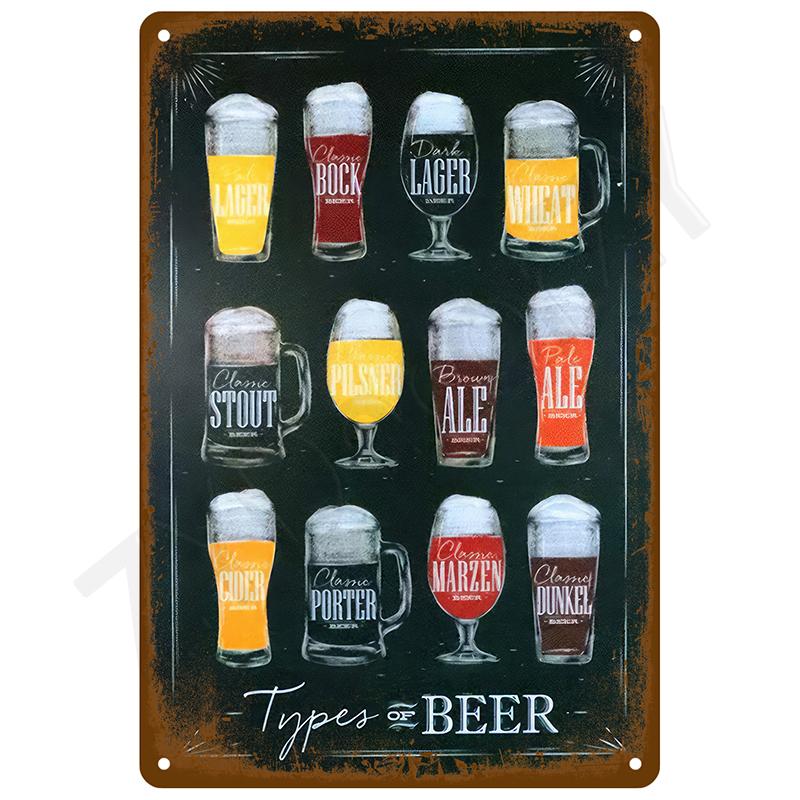 Metal Signs Vintage Metal Plates Posters Retro Wall Art Bar Accessories Mancave Tin Sign Room Luxury Home Decor Item Decorations