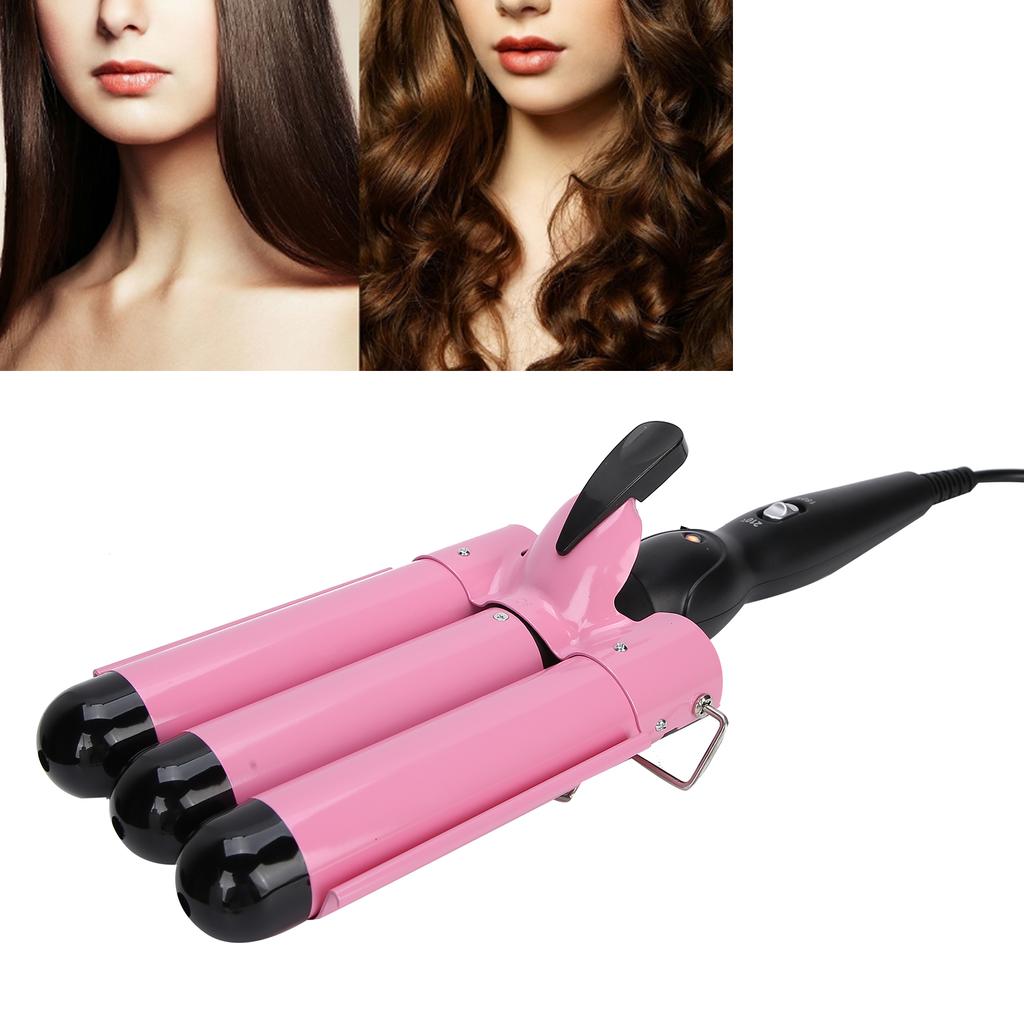 Hair Curling Iron 3 Barrel 32mm Electric Hair Waver Curling Iron Hair Styling Tool 110‑240VUS Plug