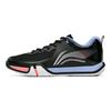 Li Ning Saga 2 Lite Rubber Breathable Low Top Badminton Shoes Unisex Black White AYTT003-1