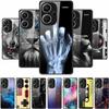 Glas-Rückseite für Redmi Note 13 Pro Plus Hülle Note13 Hartes gehärtetes Glas Gehäuse Weicher Stoßfänger für Xiaomi Redmi Note 13 Plus Hüllen