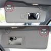 2Pcs Car Sun Visor Clip Gray Interior Hanger Hook Clip Bracket for  A1 A3 S3 A4 S4 Allroad A5 S5 Q3 Q5 8U0857562A Grey