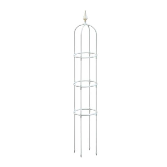 Plant Obelisk Trellis Climbing Plants Garden Tower Trellis Outdoor Rose Bush Support Rustproof Metal Trellis for Potted Plant Clematis Vine Jasmine