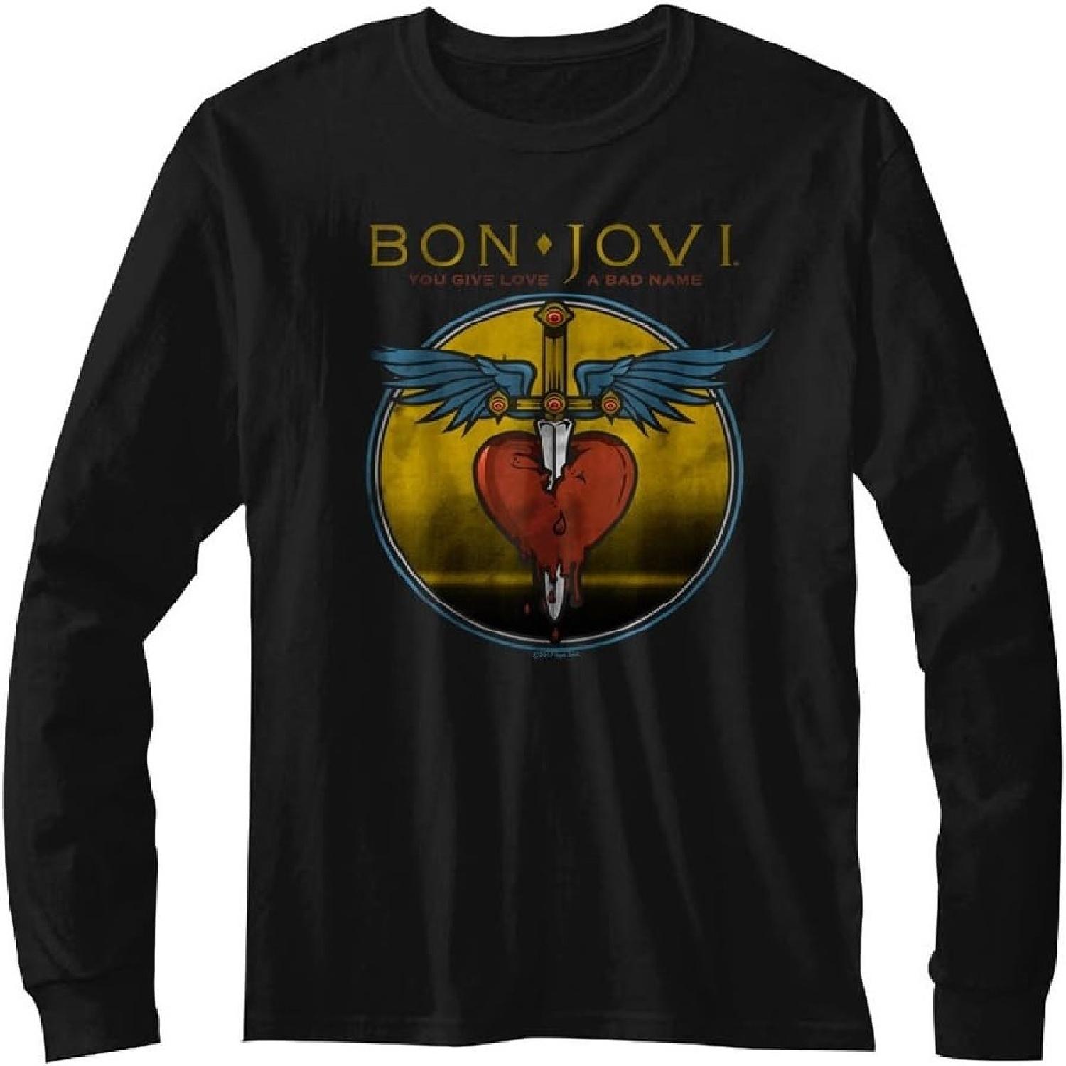 Футболка Bon Jovi Bad Name Черная S