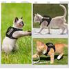1Pc Tactical Reflective Cat Harness Vest With Handle Adjustable Outdoor Walking Training Pet Supplies