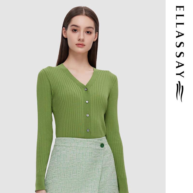 

ELLASSAY Women s V-Neck Knit Sweater XS