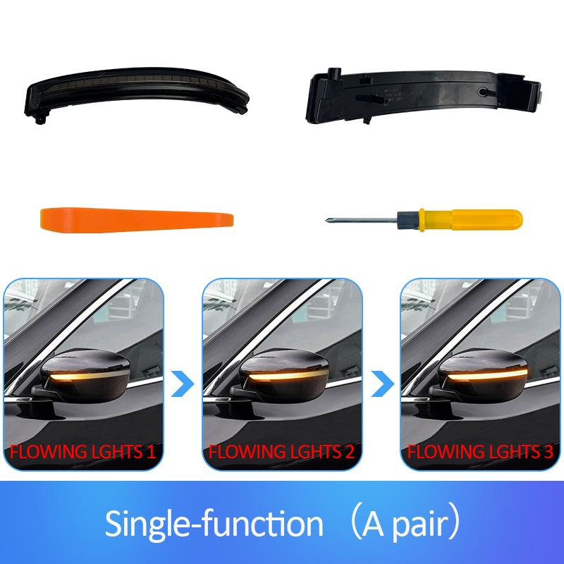 Modified Upgrade LED Sequential Turn Signal Light for Nissan X-Trail /Rogue T32 Terra Side Mirror Dynamic Streamer Flowing Light