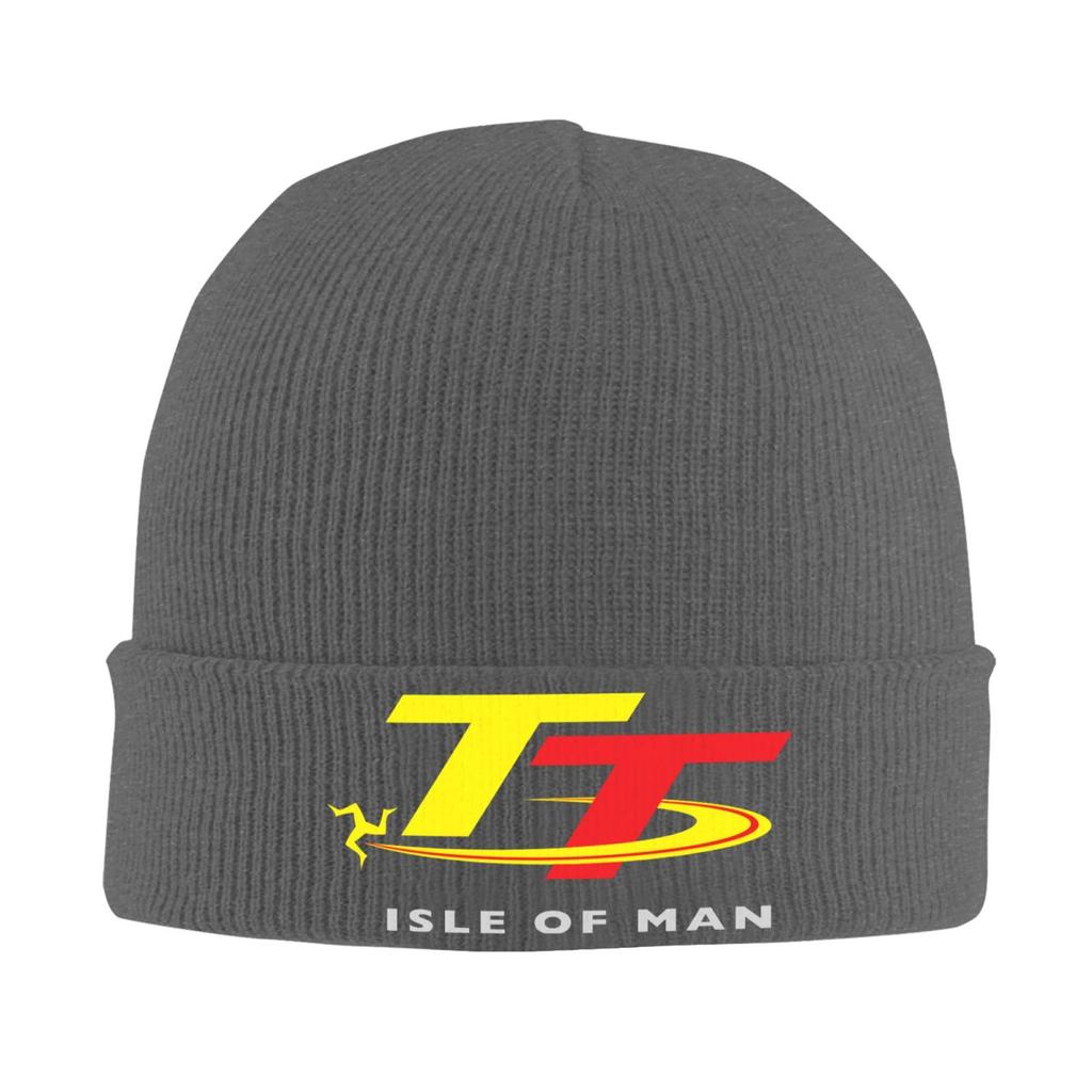TT ISLE Unisex Stickad Mössa Beanie Vinter Höstmössa Varm Hip Hop Keps för Unisex Unisex Hippie Mössor Design Huvudduk