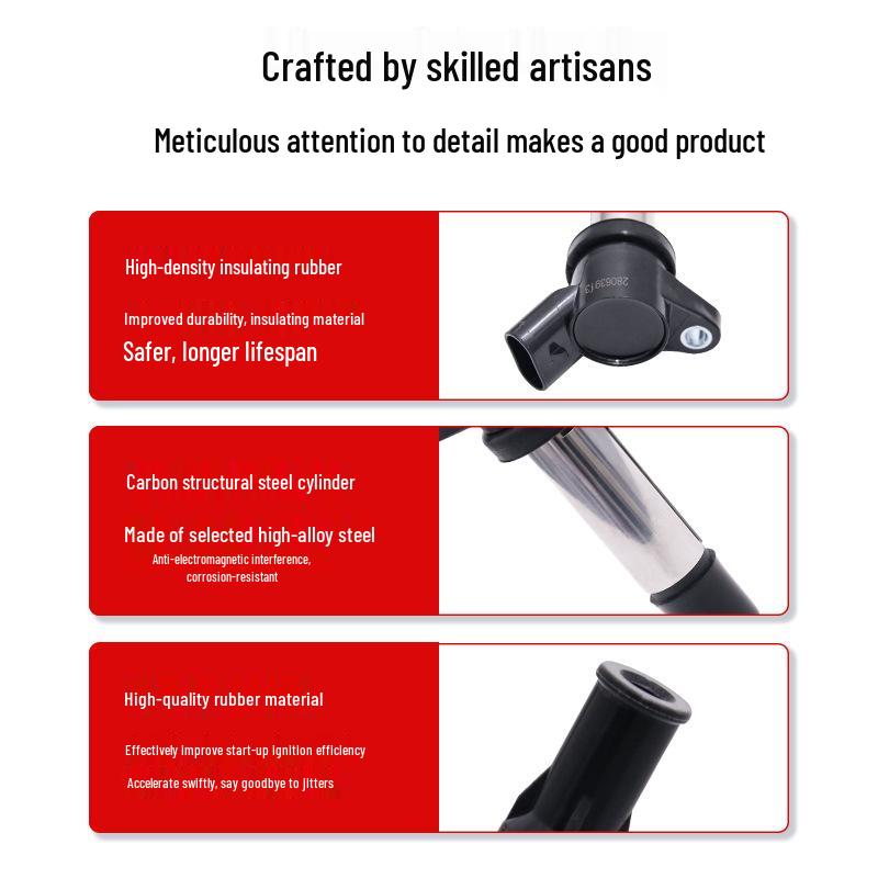 

Compatible Ignition Coil for Dongfeng Fengxing Jingyi XL, S500 SUV, LV, X3, X5, XV, Lingzhi M3/M5 High Voltage Package Jingyi XL 1.5 Original Upgrade