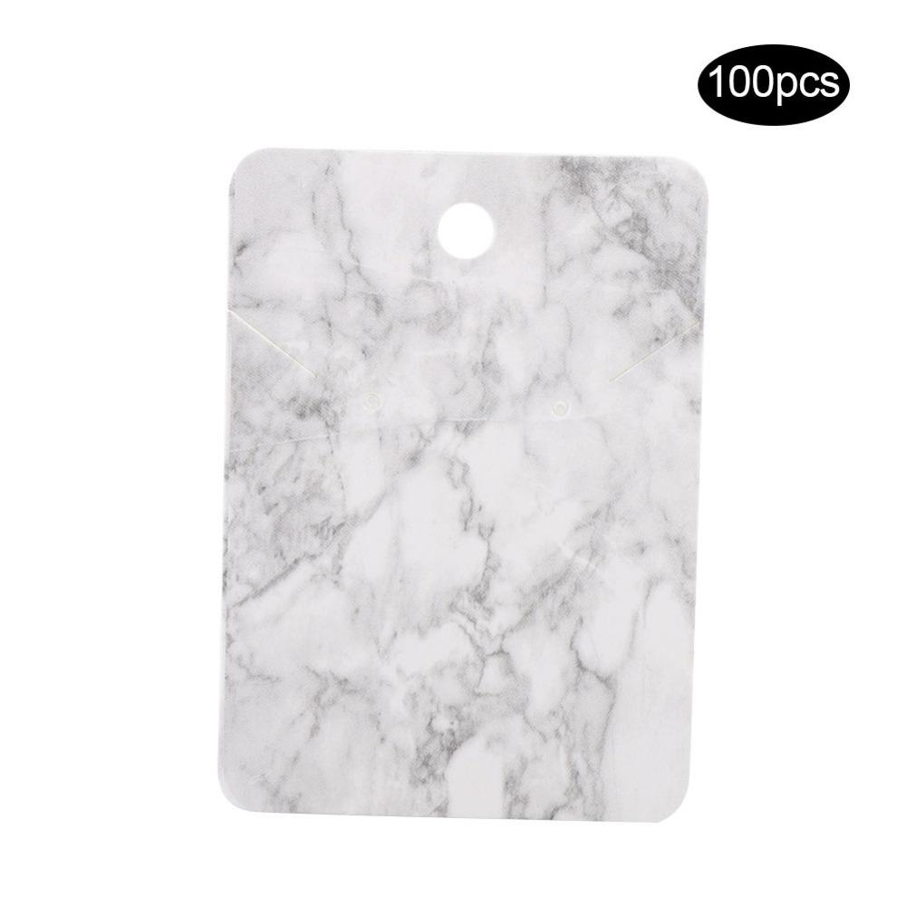 100Pcs 5 x 7cm Earring Necklace Packaging Cardstock  Jewelry wholesale classification display