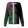 Dámské ležérní oblečení s dlouhým rukávem, jednořadové halloweenské oblečení s potiskem Cardigan Top oblečení Uniformy