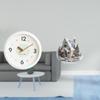 Modern Acrylic Wall Clock Hanging Ornament Quiet Large Numerals Snow House Winter Decor for Home