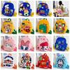 Cute Cartoon Print Nylon Children's Backpack For Boys And Girls Lightweight And Theft-proof