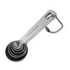 Eco-Friendly Kitchen Baking Coffee 6pcs Stainless Steel Measuring Spoons Set with Hook and Scale