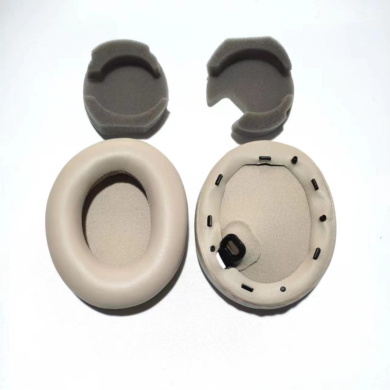 Protein Leather Replacement Ear Pads for Sony WH-1000XM4 Headphones (Gold)