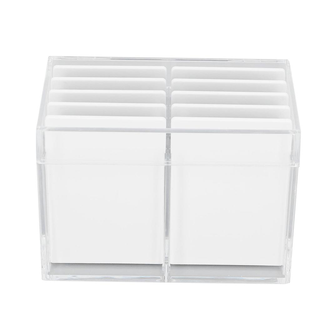 10 Layers Acrylic Eyelash Storage Box with Magnetic Bottom Extension Grafting Tool False Eyelashes Glue Pallet Holder