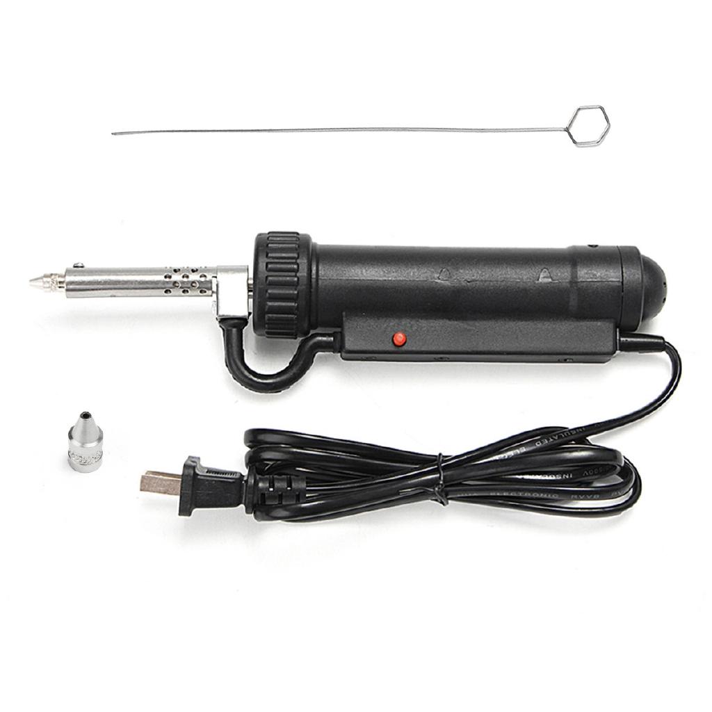 30W 220V Electric Vacuum Solder Sucker Iron Gun /Desoldering Pump /Repair Tool