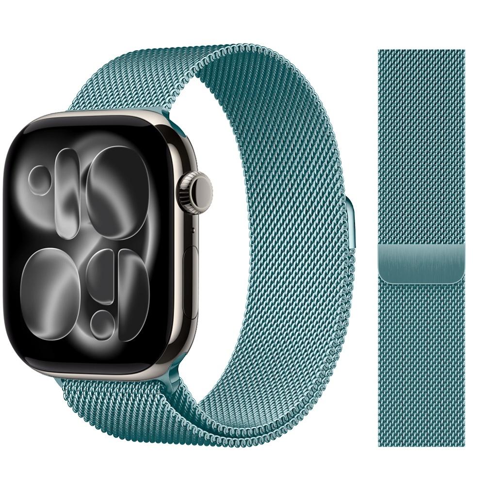 Milanese Loop Strap For Apple Watch Bands 44mm 46mm 40mm 45mm 41mm 42mm Correas Bracelet iWatch Series 10 11 Se 7 8 9 Ultra 2 3