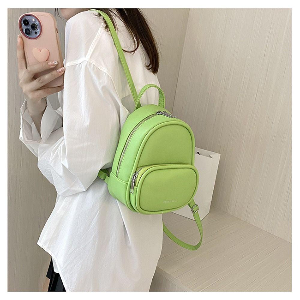 Platz Mini Rucksack Pu Leder Schulter Tasche Neue frauen Rucksack Teenager