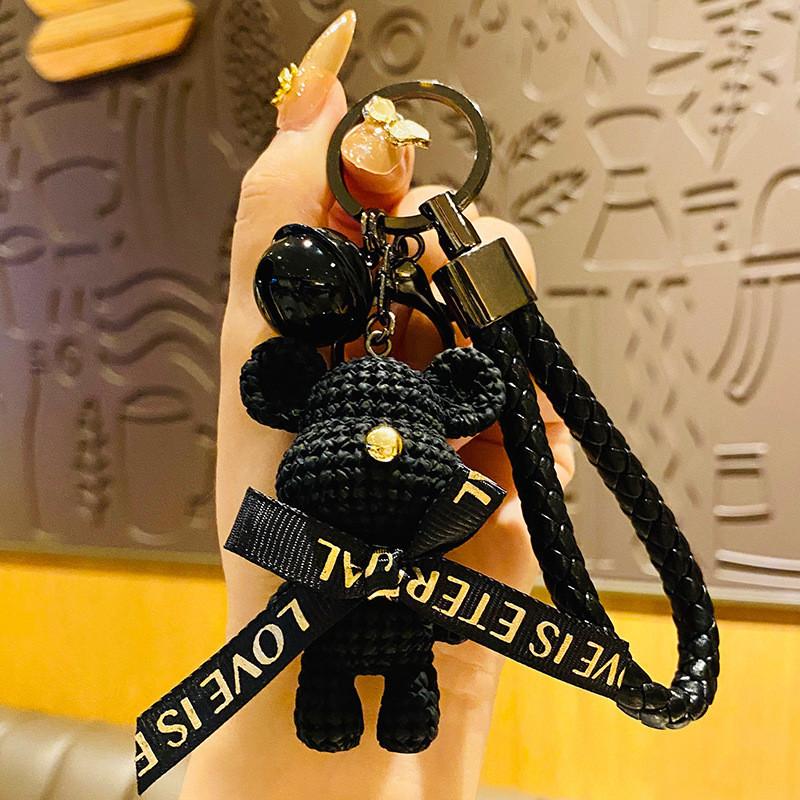 

Cartoon Resin Charming Yarn Bear Key Accessory Great For Business Or Promotional Gifts чёрный
