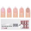 150 Pieces French Press On Nail Pre Applied Base Coat and Primer No Filing Needed for DIY Nail Art Salon Quality Nail