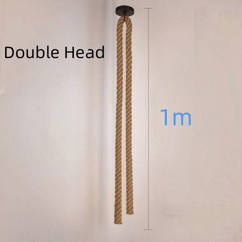 Industrial Vintage Hemp Rope Pendant Lights Attic Personality Indoor Lightings For Loft/Living Room/Bar Pendant Chandelier