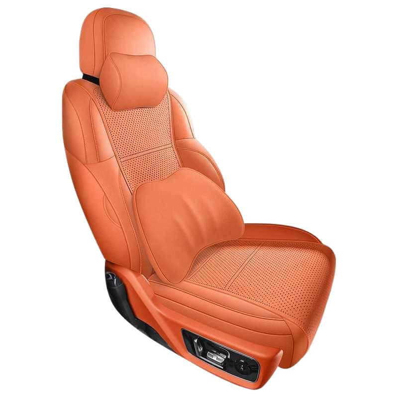 Ideal i8 Suede Saddle Pad: Breathable, Vehicle-Specific, Fully Enclosed, Six-Seater Car Seat Cushion